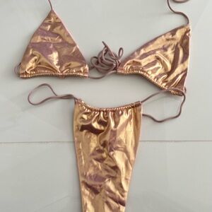 Metallic Bikini Set